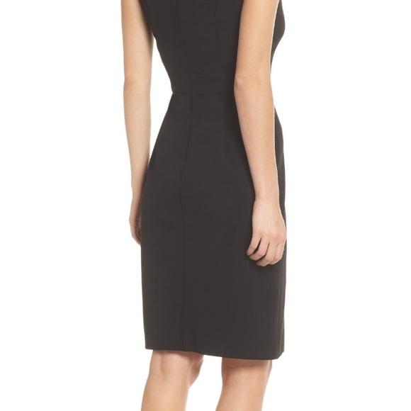 Vince camuto scuba crepe sheath dress size 0 - Picture 3 of 4